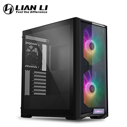 聯力 LANCOOL 215 顯卡長37/CPU高16.6/內含ARGB 20cm 風扇*2/玻璃透側/E-ATX