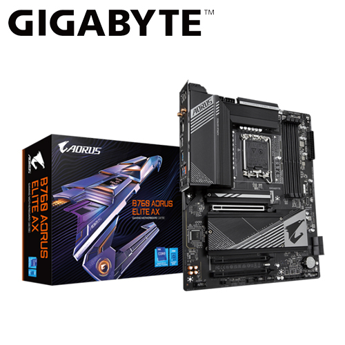 技嘉 B760 AORUS ELITE AX(ATX/Realtek 2.5Gb+Wi-Fi 6E/1H1DP/註五年)