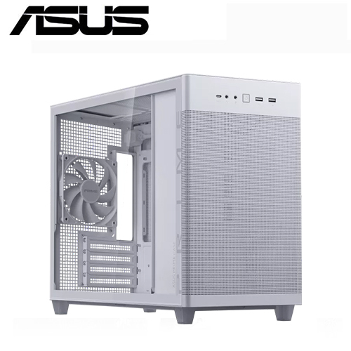 華碩 Prime AP201 White 鋼化玻璃 MicroATX 白