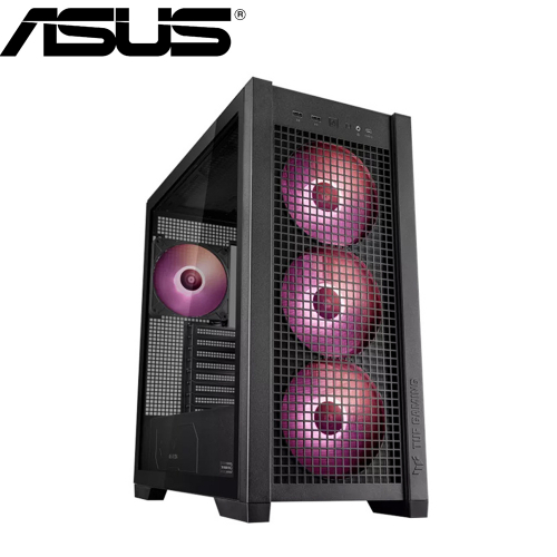 華碩 TUF Gaming GT302 ARGB 黑 E-ATX/顯卡長40.7/U高16.5/玻璃透側/支援背插