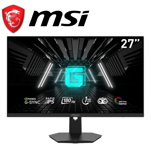 微星 G274F 27型(IPS/1ms/180Hz/2H1DP/G-sync/防閃減藍)