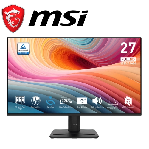 微星 PRO MP275 E2 27型(IPS/1ms/1A1H1DP/120Hz/內建喇叭)